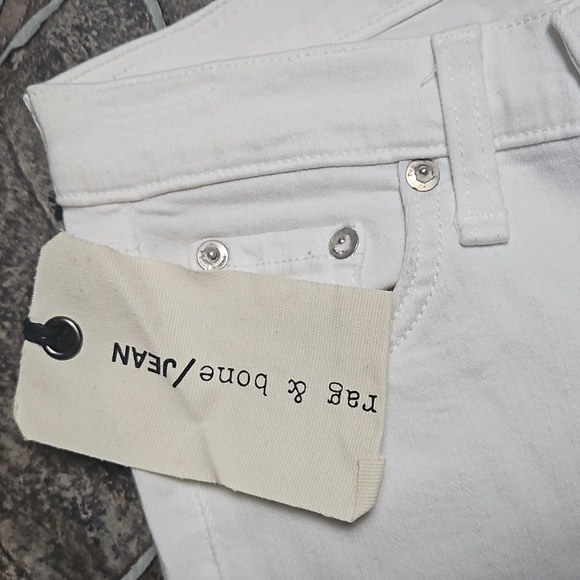 NWT Rag & Bone Skinny Jeans Sz 24 in White - Picture 9 of 15